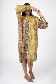 Kalamkari Shirt Dress