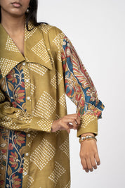 Kalamkari Shirt Dress