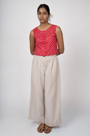 Pleated Crop Top