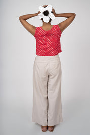 Pleated Crop Top