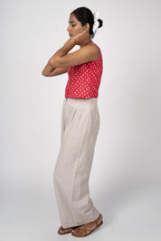 Pleated Crop Top