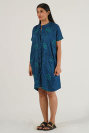 Easy Peasy Dress Deep Blue